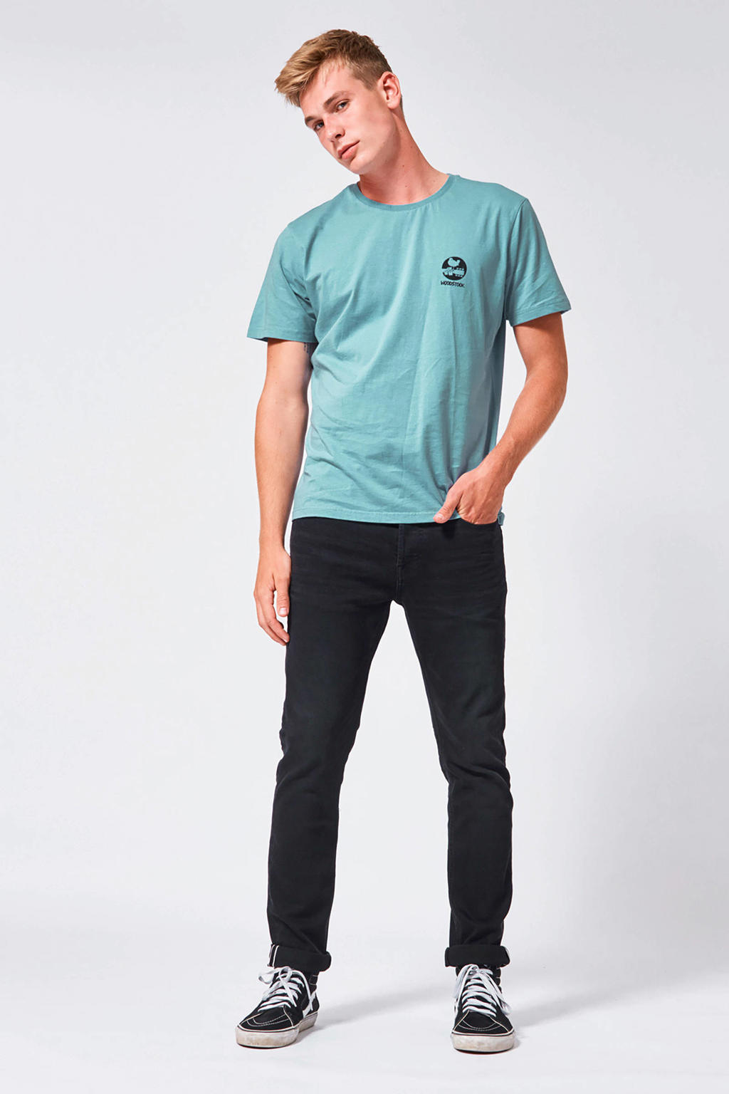 America Today tapered fit jeans Neil black