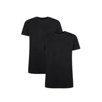 thumbnail: Bamboo Basics ondershirt Ruben met bamboe (set van 2) zwart