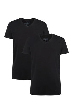 ondershirt Velo met bamboe (set van 2) zwart