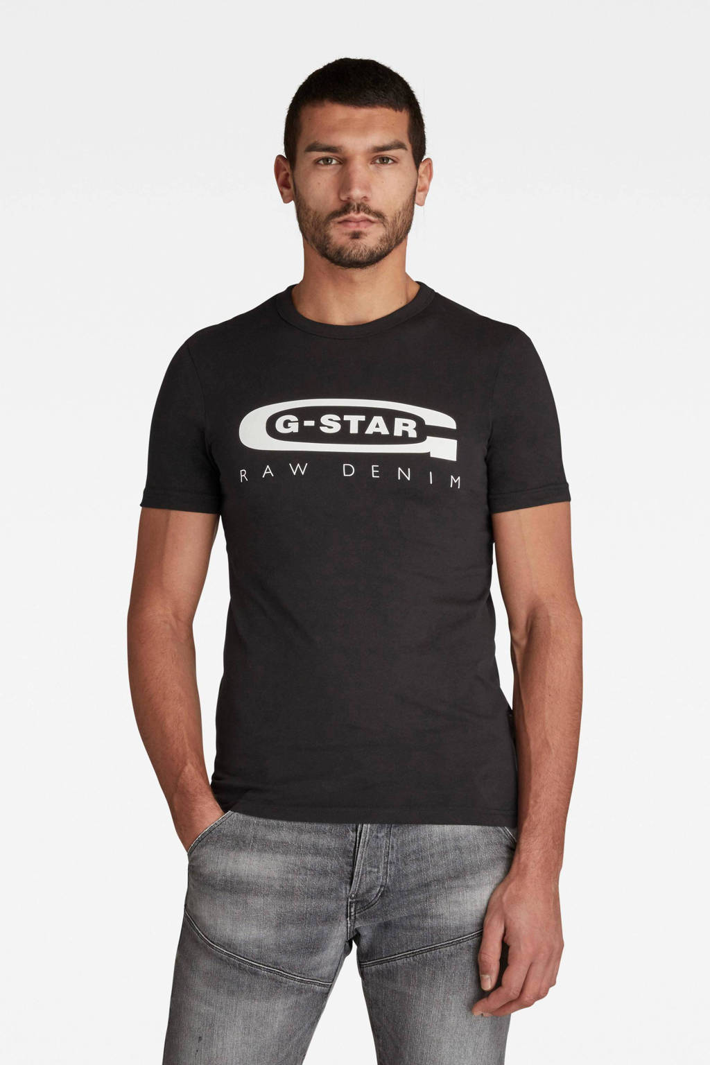 g star raw denim t shirt