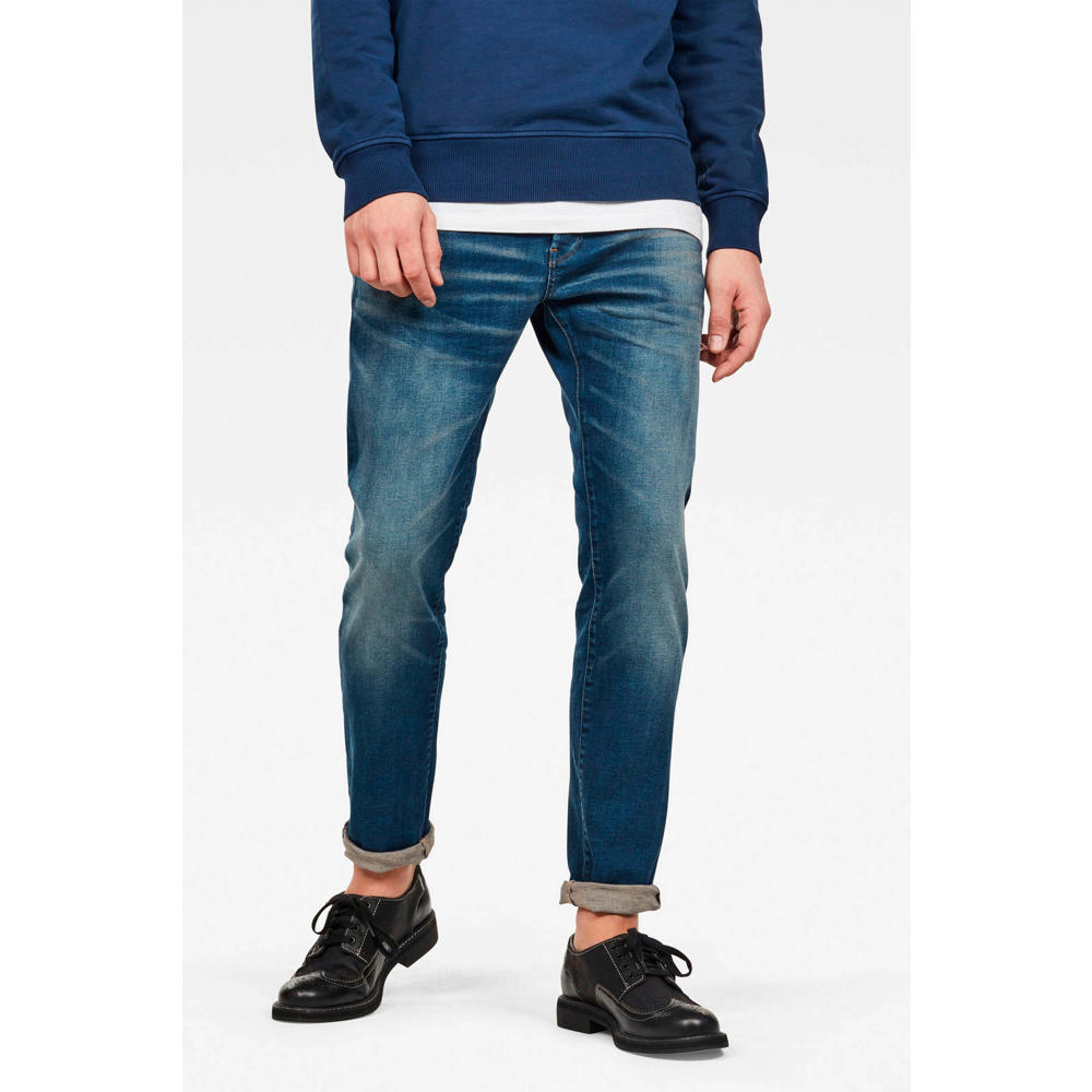 G-Star RAW slim fit jeans 3301 Worker blue faded