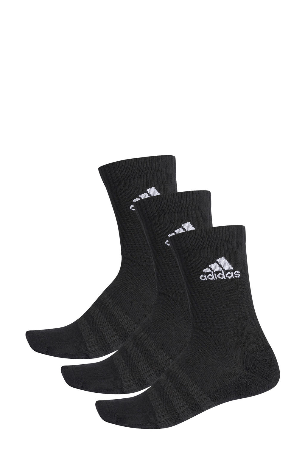 adidas Performance   sportsokken  - set van 3 zwart