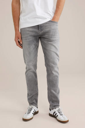 slim fit jeans light grey denim