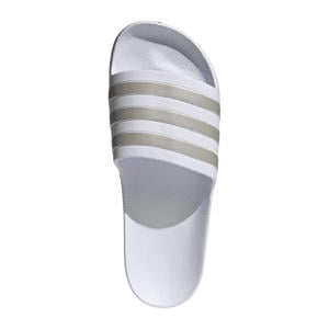 Adilette Aqua slippers wit/goud