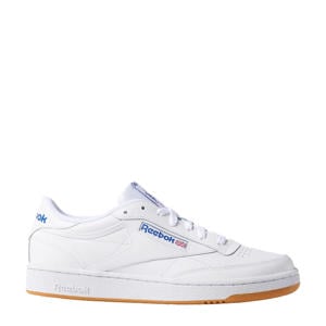 Club C 85 leren sneakers wit/blauw
