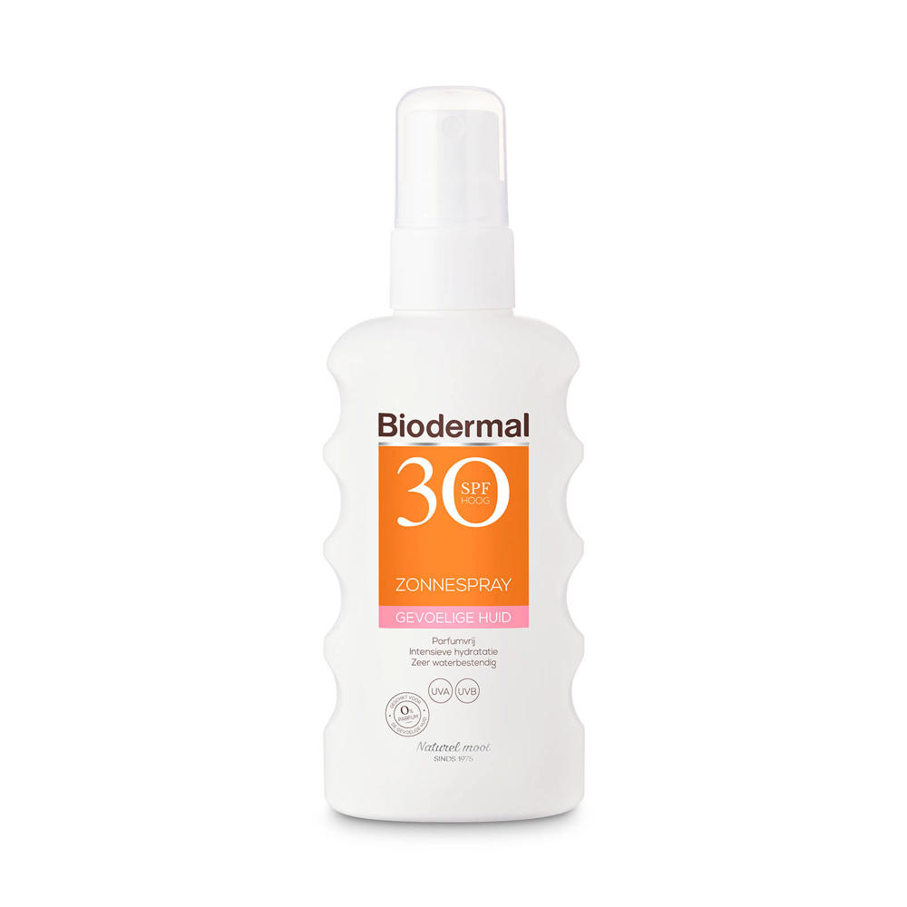 Biodermal Zonnebrand spray voor de gevoelige huid - SPF30 - 175ml