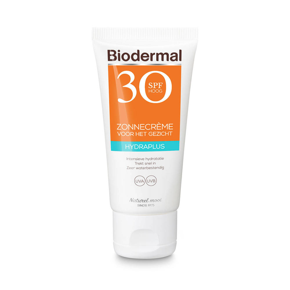 Biodermal Zonnebrand Hydraplus Face - SPF30 - 50 ml