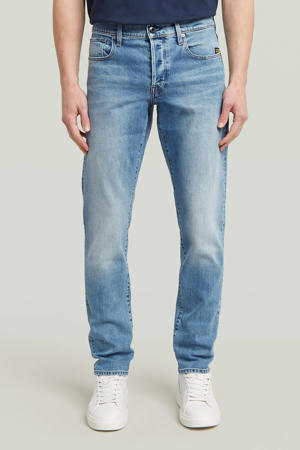 3301 regular tapered fit jeans lt indigo aged