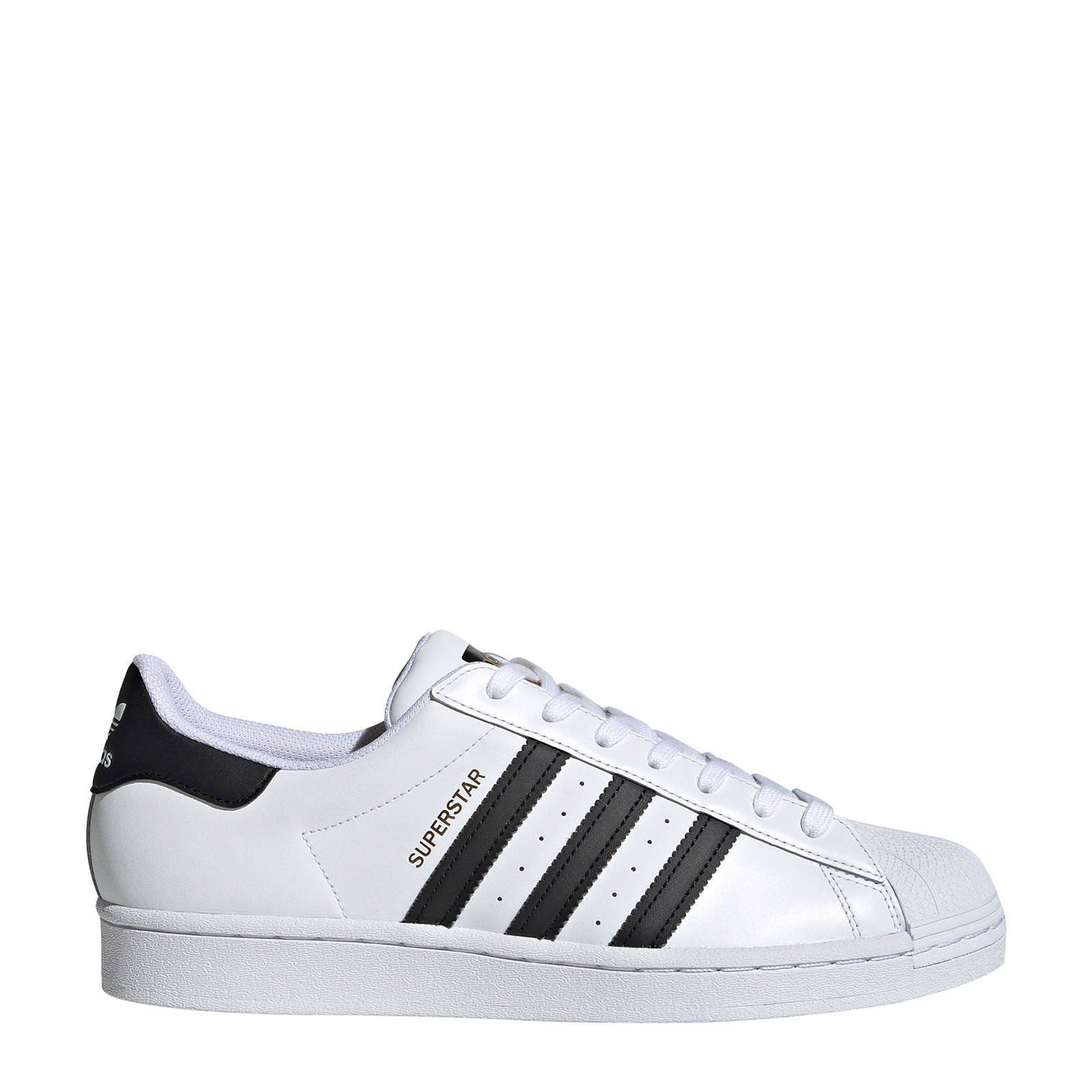 Superstar sneakers wit zwart