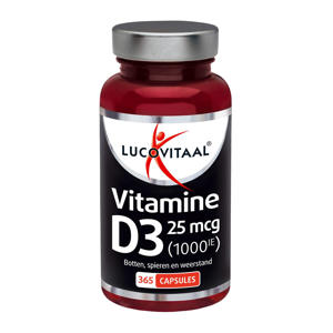 D3 25mcg (1000IU) Vitamine - 365 capsules