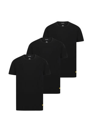 ondershirt Maxwell (set van 3) zwart