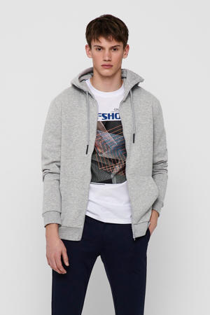sweatvest ONSCERES grijs