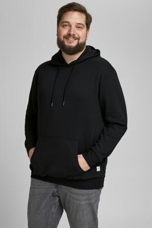 hoodie JJEBASIC Plus Size zwart