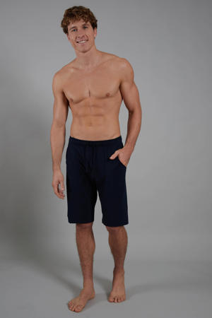 +size pyjamashort donkerblauw
