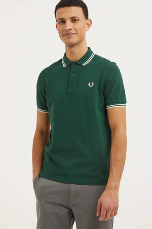 regular fit polo groen