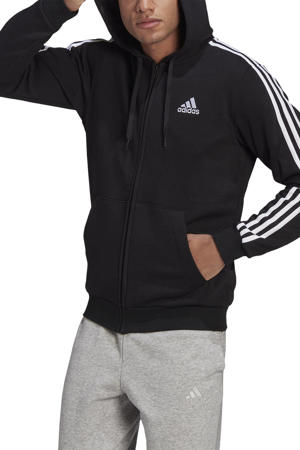   fleece sportvest zwart