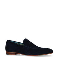thumbnail: Manfield   suède loafers donkerblauw