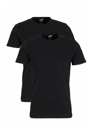 ondershirt (set van 2) zwart