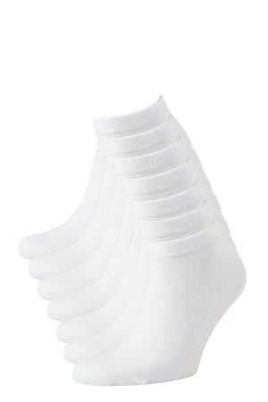 sneakersokken - set van 7 wit