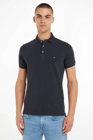 slim fit polo Core 1985 donkerblauw