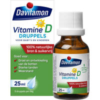 thumbnail: Davitamon Vitamine D druppels zonnebloemolie - 25 ml