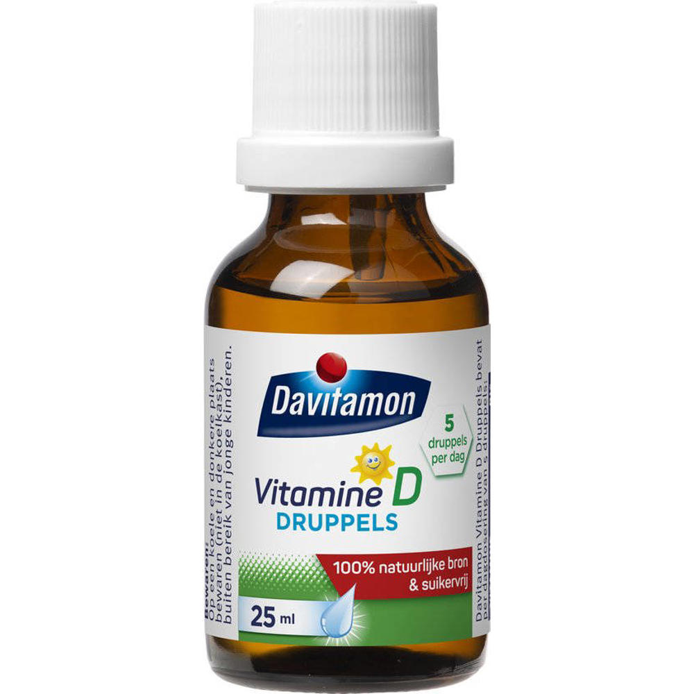 Davitamon Vitamine D druppels zonnebloemolie - 25 ml