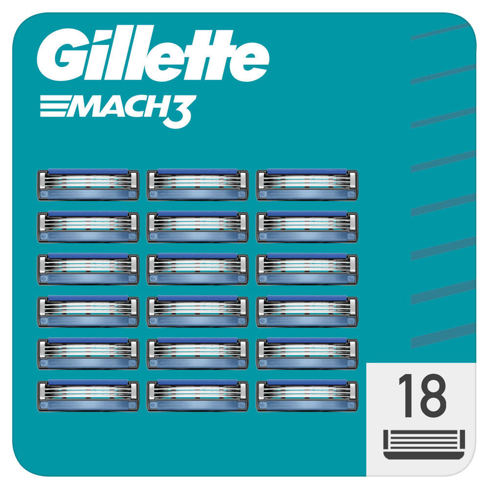 Gillette Mach3 Navulmesjes -18 stuks