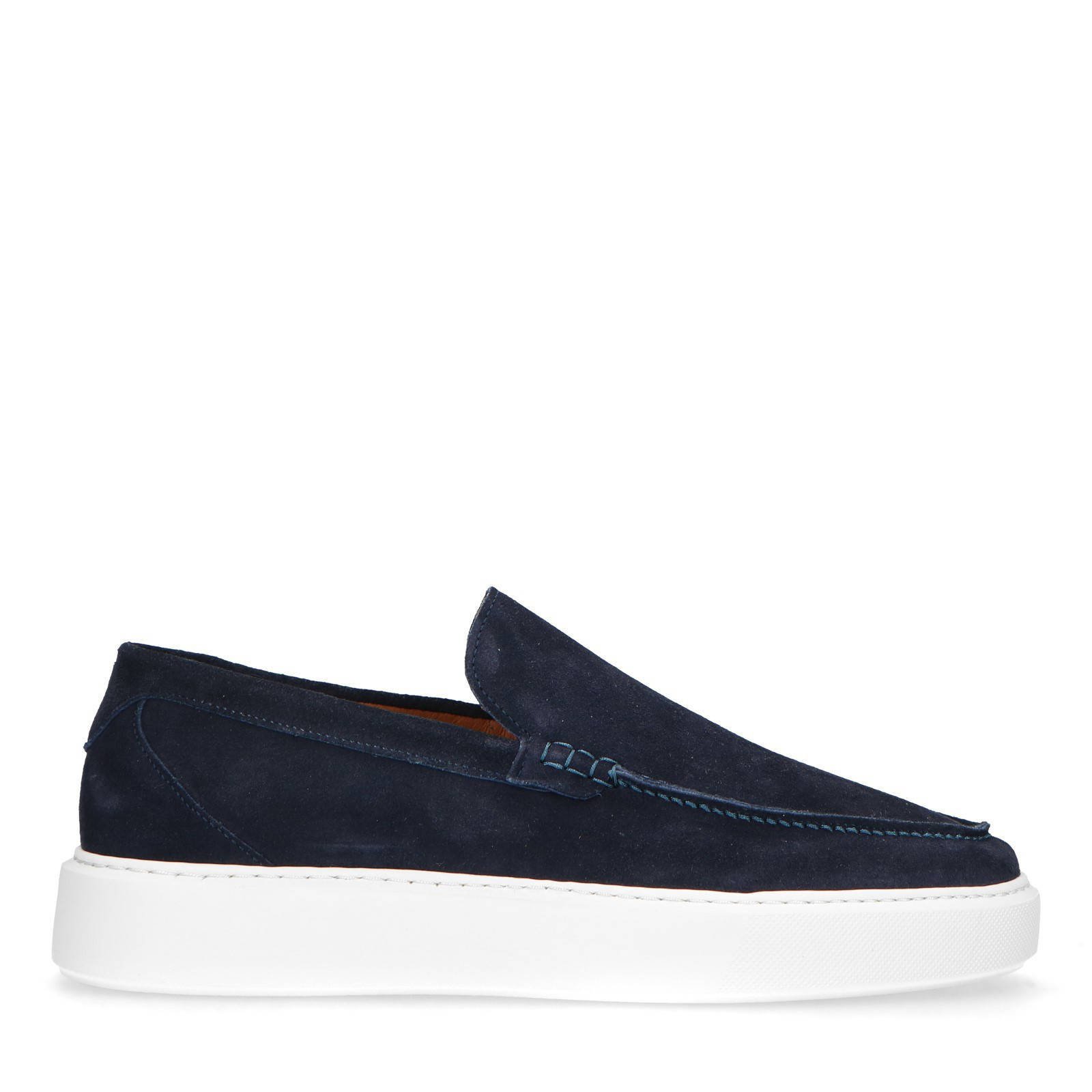 Donkerblauwe discount loafers heren