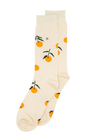 sokken Tangerine ecru/oranje