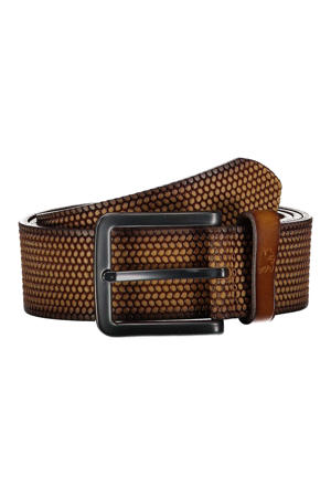 leren riem cognac