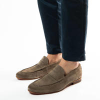 thumbnail: Manfield   suède loafers taupe