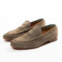 thumbnail: Manfield   suède loafers taupe