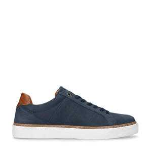   nubuck sneakers donkerblauw