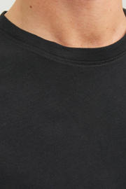 thumbnail: JACK & JONES ESSENTIALS regular fit longsleeve JJENOA van katoen zwart