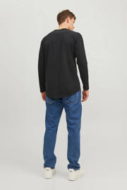 thumbnail: JACK & JONES ESSENTIALS regular fit longsleeve JJENOA van katoen zwart