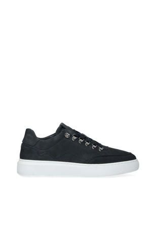   nubuck sneakers donkerblauw