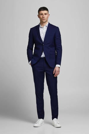 super slim kostuum JPRFRANCO donkerblauw