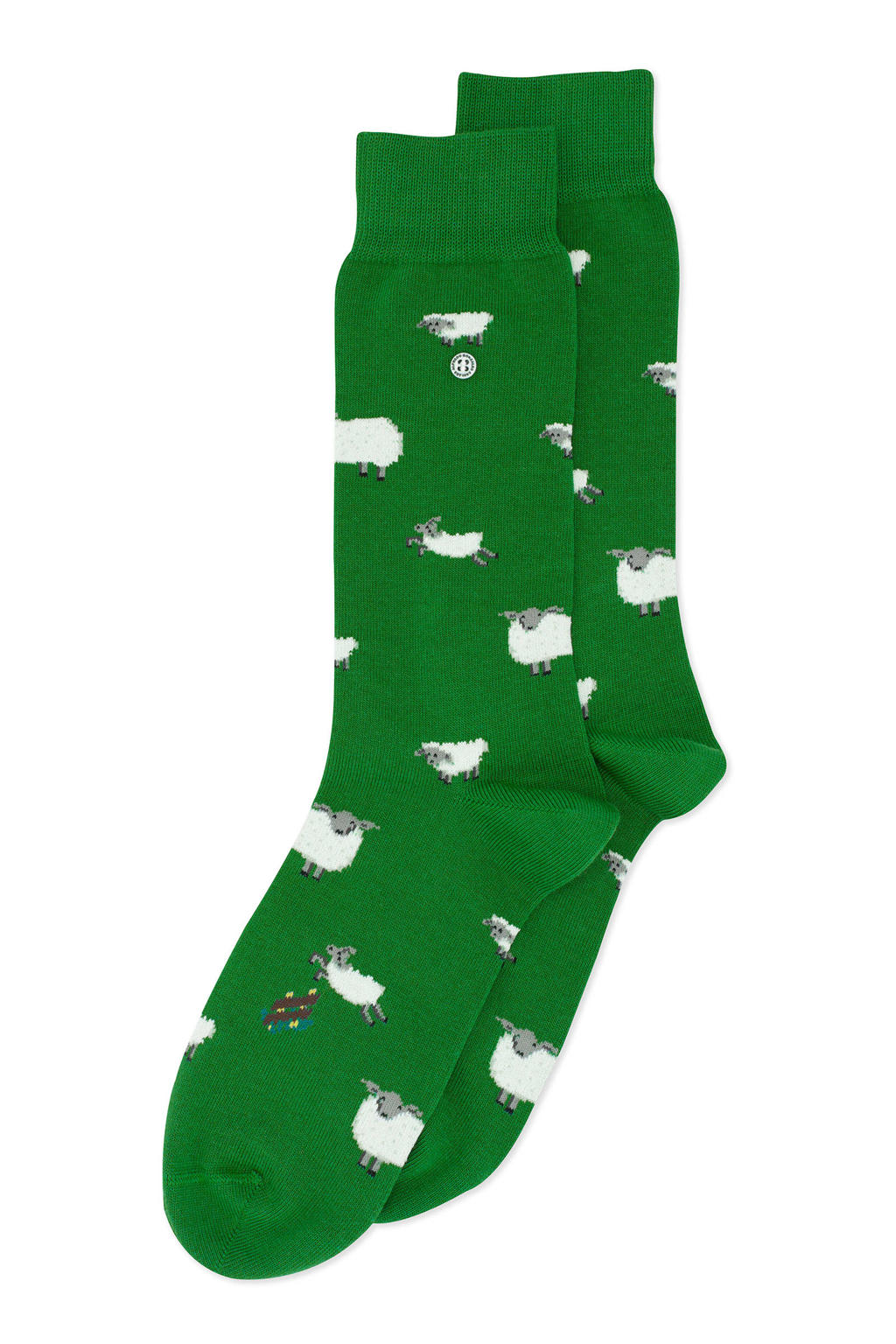 Alfredo Gonzales sokken Sheep groen