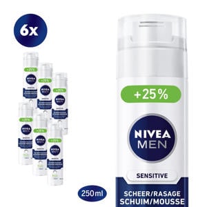 Sensitive - 6 x 250 ml - Scheerschuim