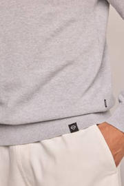 thumbnail: America Today fijngebreide pullover Keith  light grey melange