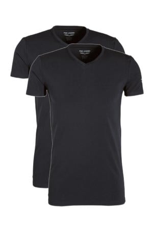 basic T-shirt (set van 2) 999 black