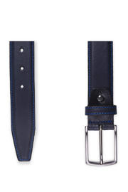 thumbnail: Profuomo leren riem donkerblauw