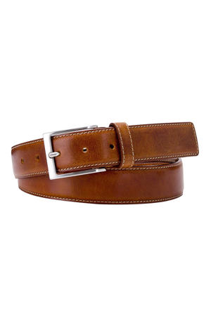 leren riem cognac