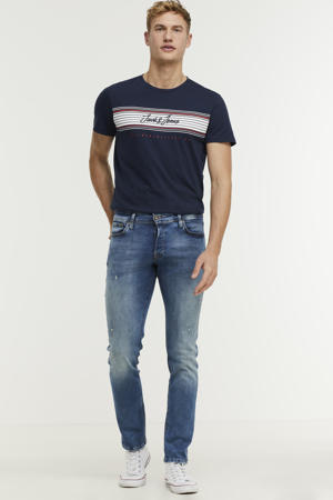 slim fit jeans JJIGLENN JJORIGINAL blue denim
