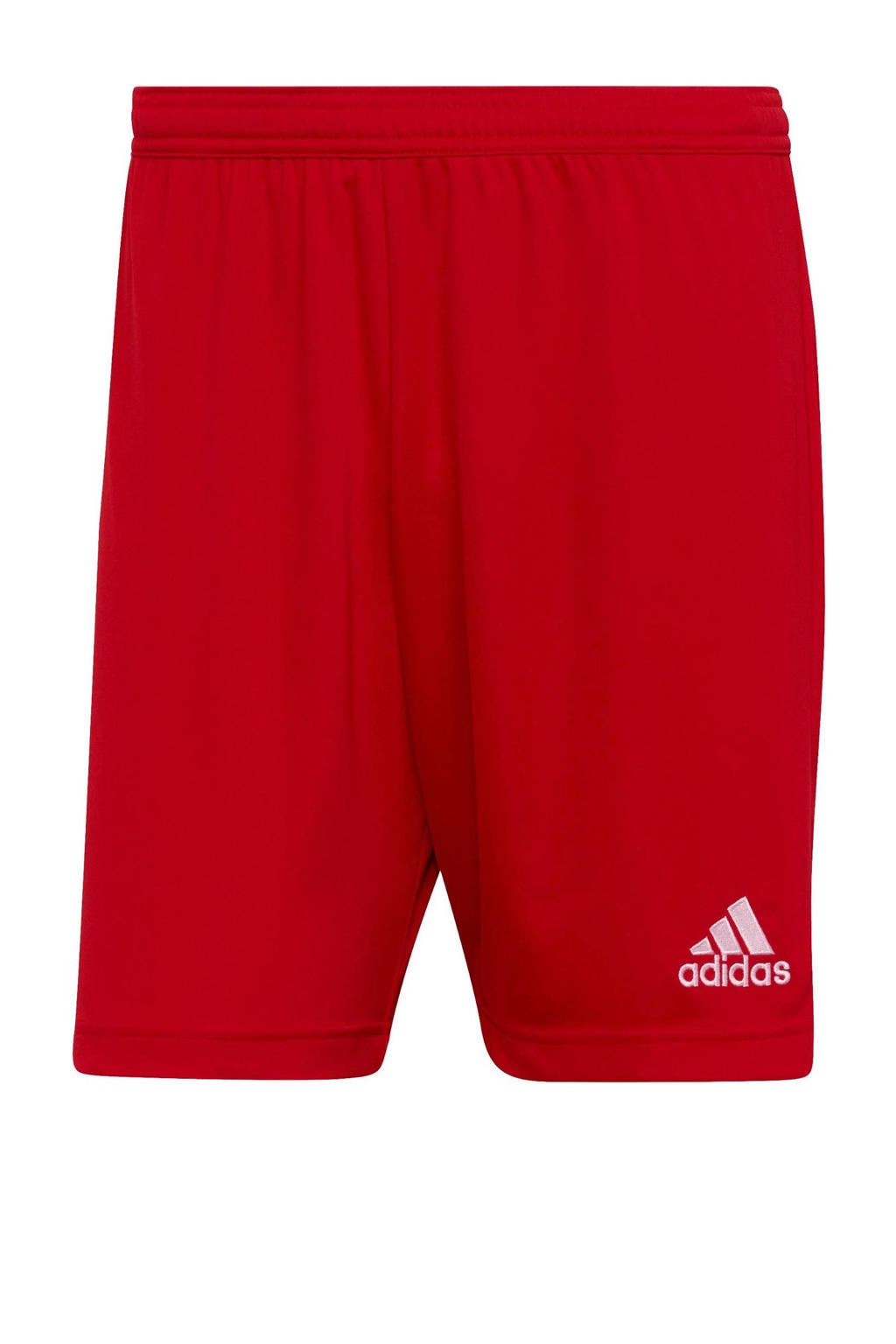 Rode heren adidas Performance Senior sportshort van polyester met regular fit, regular waist en effen