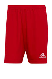 thumbnail: Rode heren adidas Performance Senior sportshort van polyester met regular fit, regular waist en effen