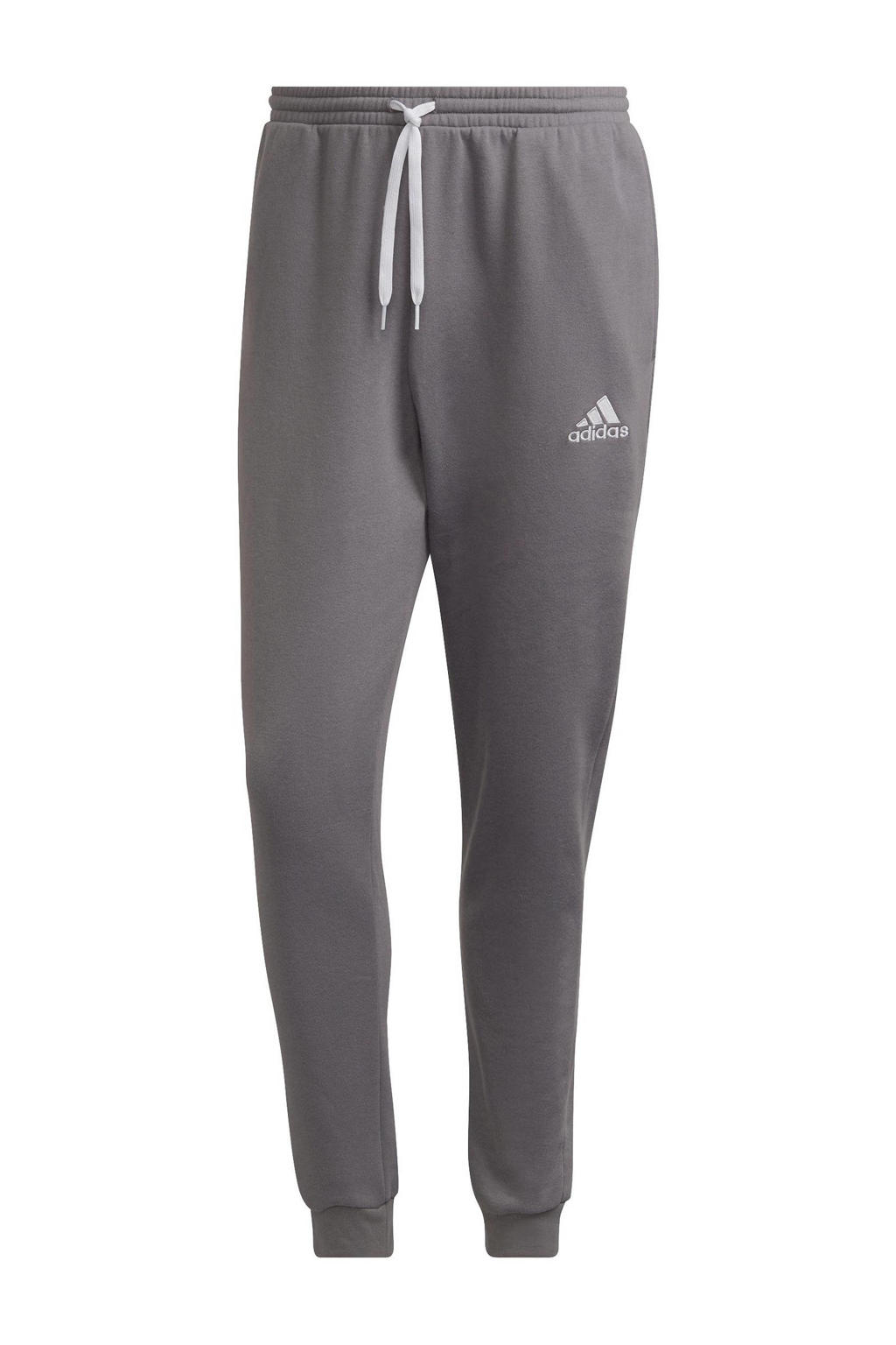 Grijze heren adidas Performance Senior joggingbroek van katoen met regular fit, regular waist en logo dessin
