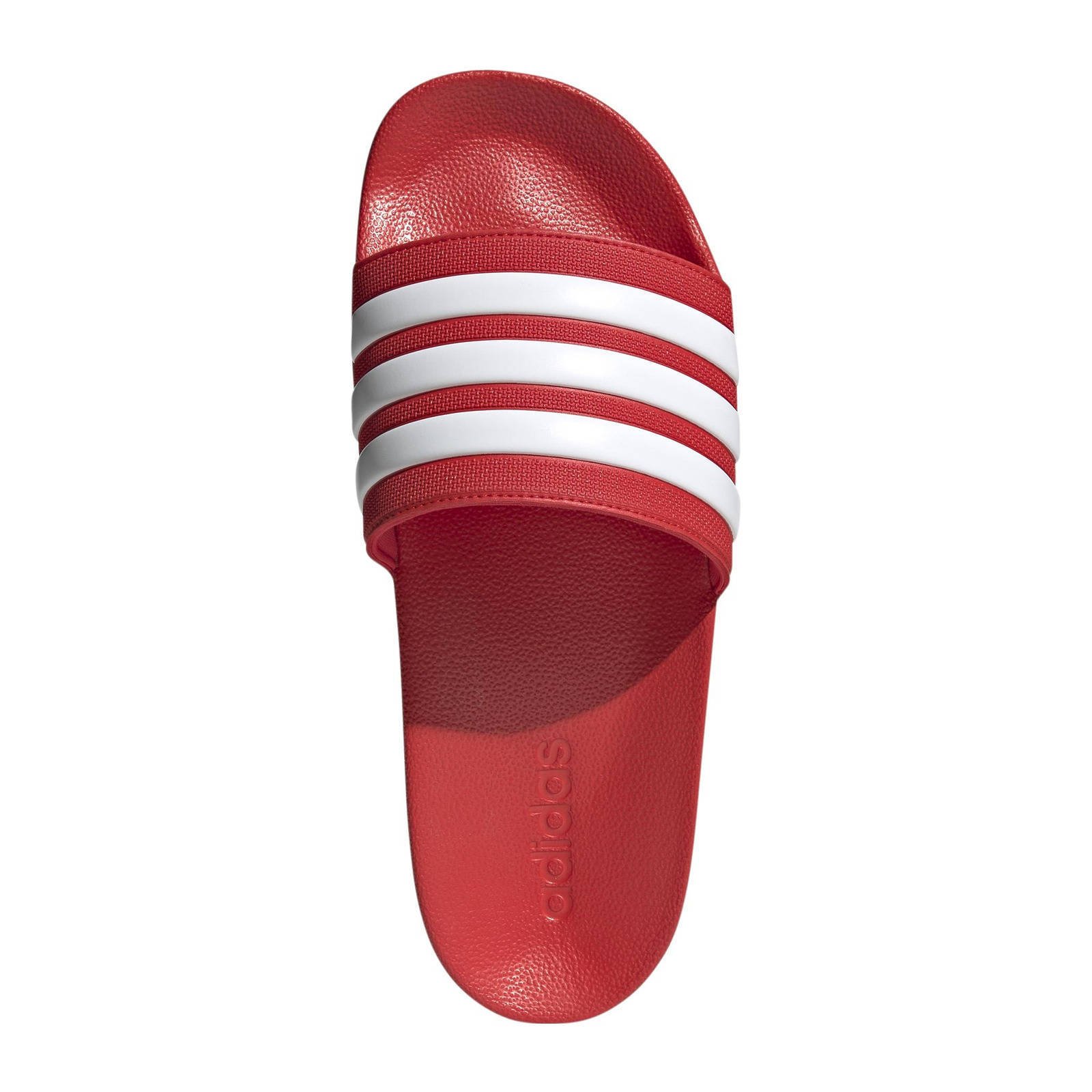 adidas Sportswear Adilette Shower badslippers rood wit Union River