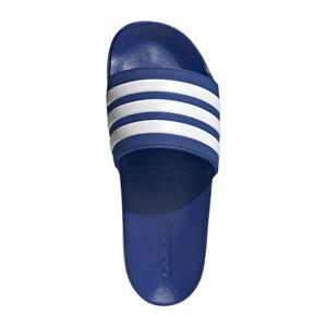 Adilette Shower badslippers kobaltblauw/wit