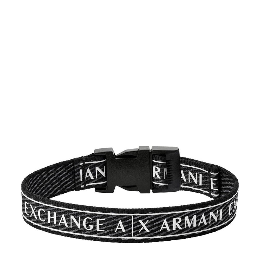 Armani Exchange armband AXG0082040 zwart